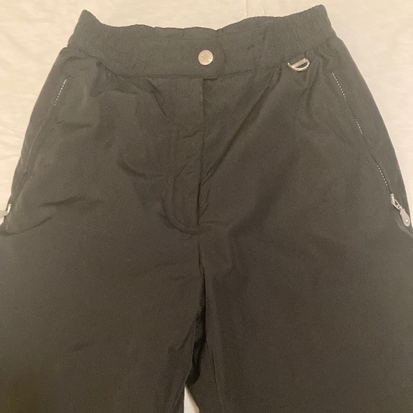 Vintage KAELIN Snow Skin Pant Women’s Size 8 Black Snow Pants Winter Ski Pants - Picture 3 of 13